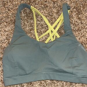 lululemon athletica Blue Sports Bra with Supportive Design